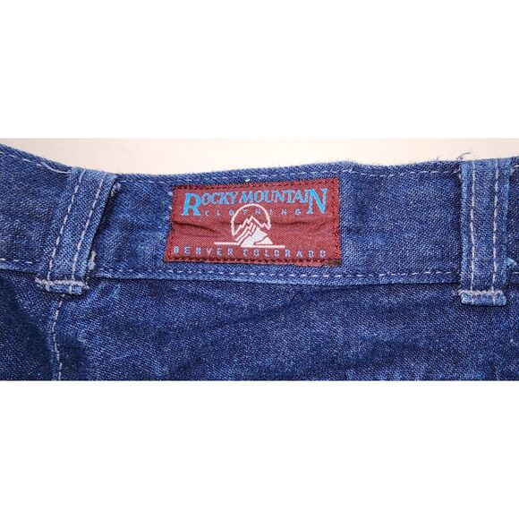 Vintage Rocky Mountain Clothing Western Style Dark Blue Jeans - Picture 9 of 9